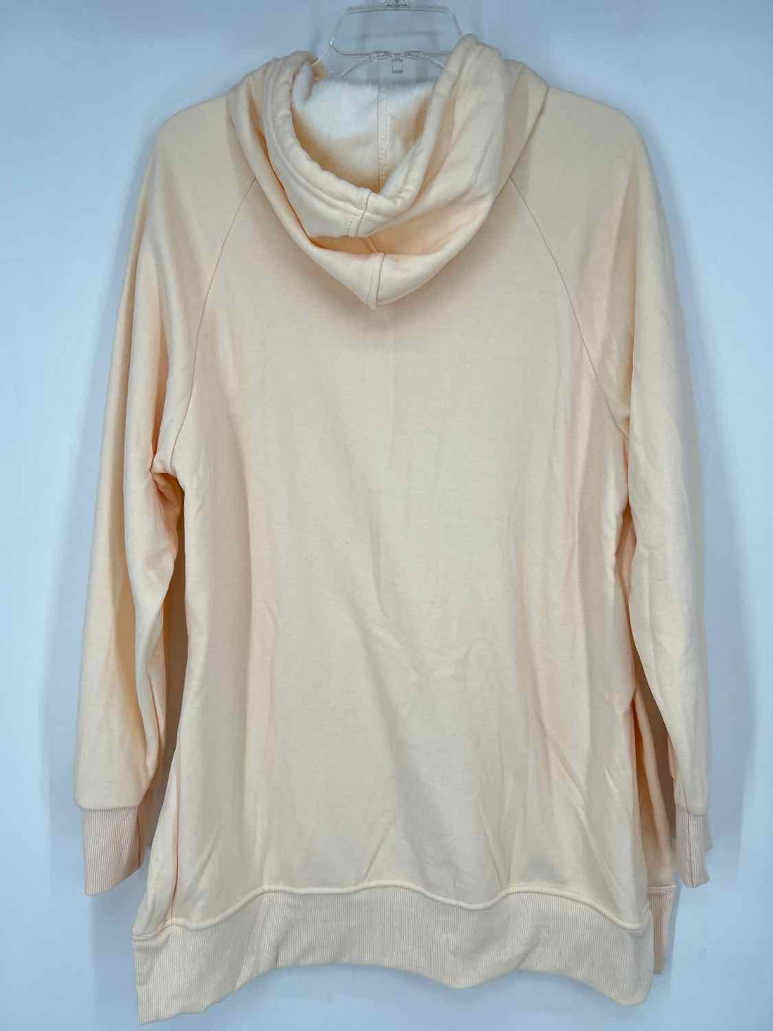 The warmy Size M Pale Yellow Cotton Hoodie
