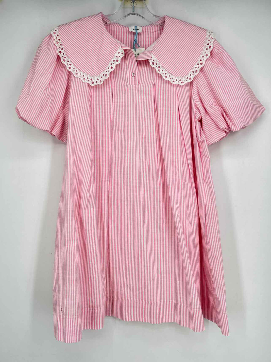 Aureum Size M Pink & White Striped NWT Dress