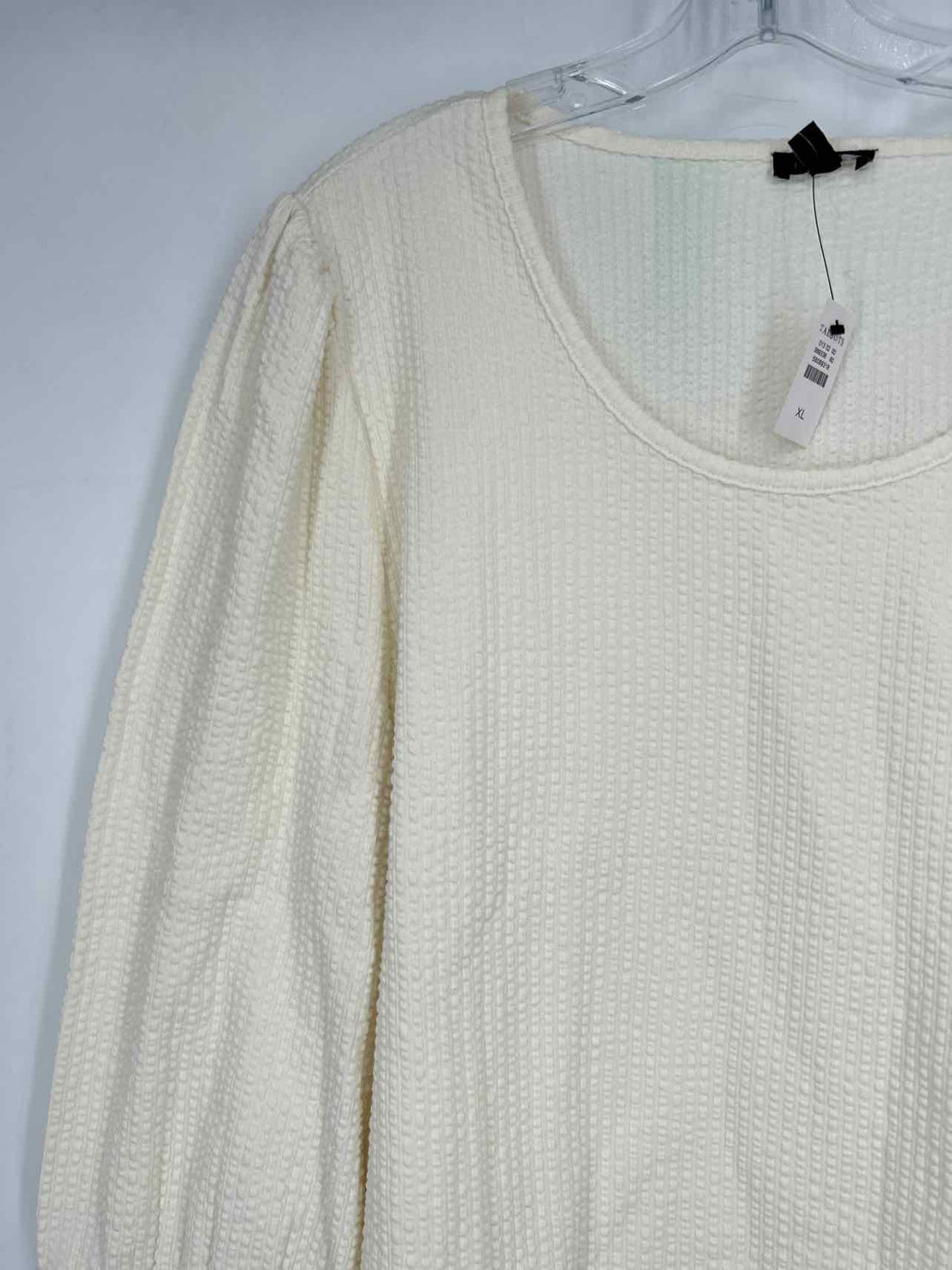 Talbots Size XL Ivory Textured NWT Long Sleeve