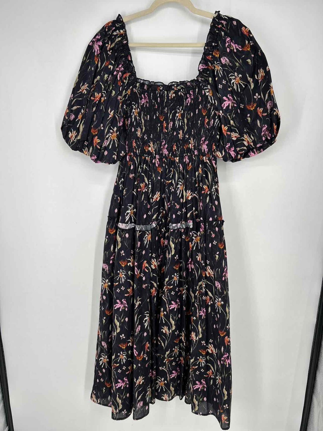 Aureum S Dark Navy Floral New Boutique Dress