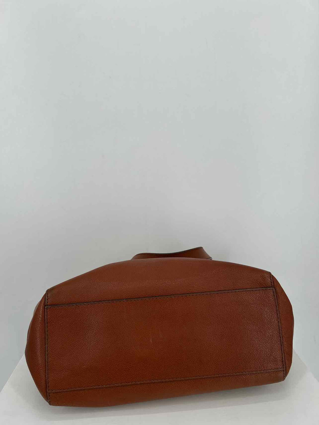 Fossil Cognac Leather Pre Owned Tote