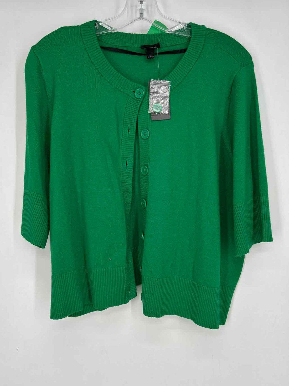 Torrid Size 2X Green NWT Cardigan