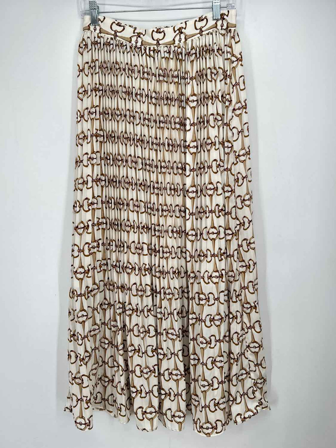 Banana Republic Size 4 Ivory & Brown Floral Skirts