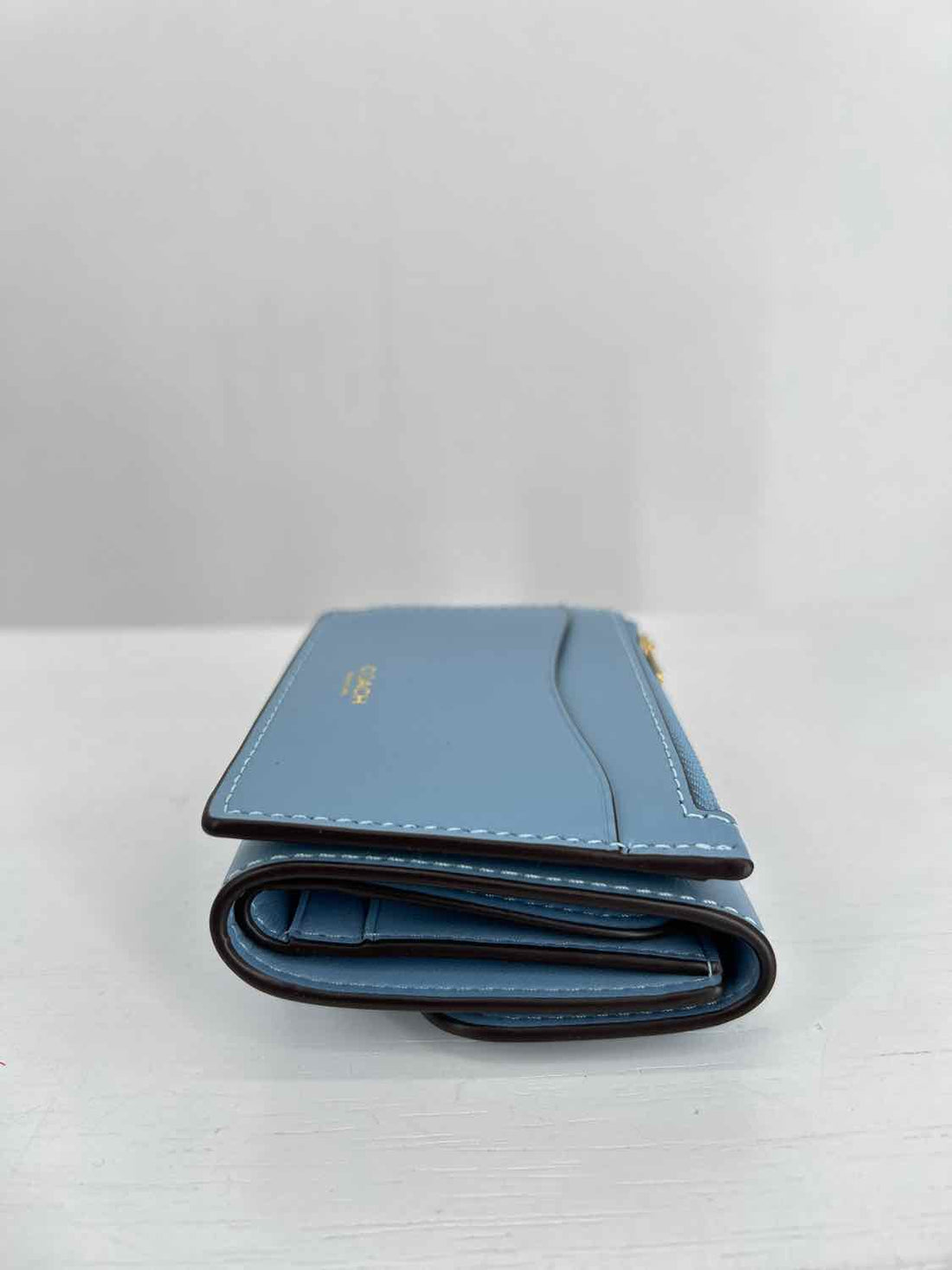 Coach Blue Essential Card Holder Wallet