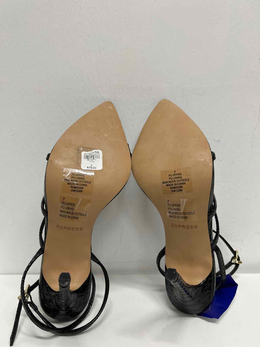 Express Women Size 7 Black Heels