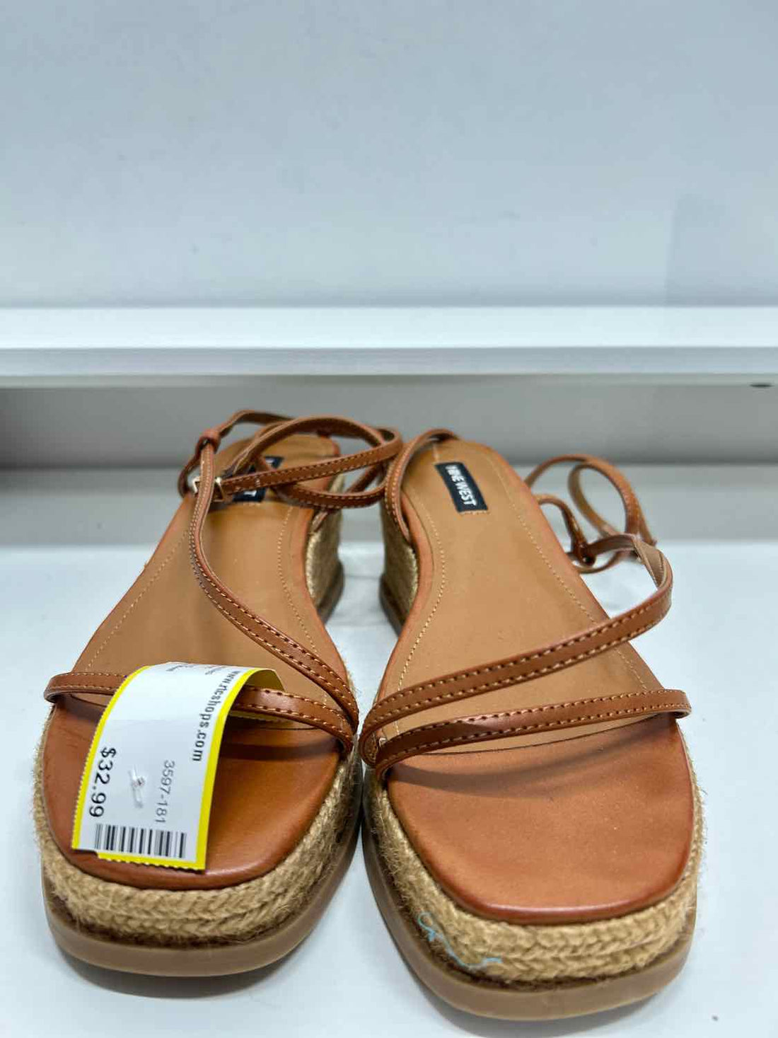 Nine West Women Size 7 Cognac Espadrilles