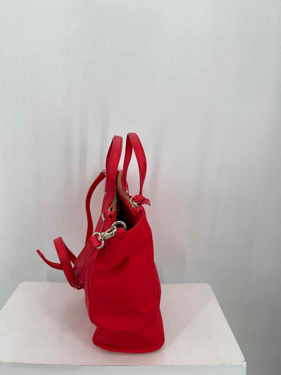 Kate Spade Red Nylon Satchel