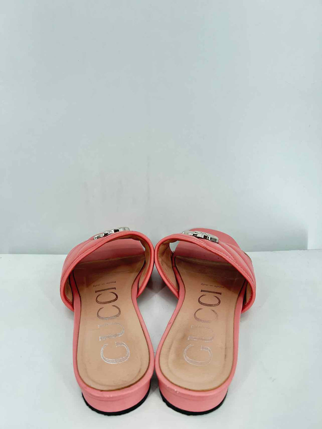 Gucci Women Size 39 Pink Excellent Condition Genuine Leather LUXURY
