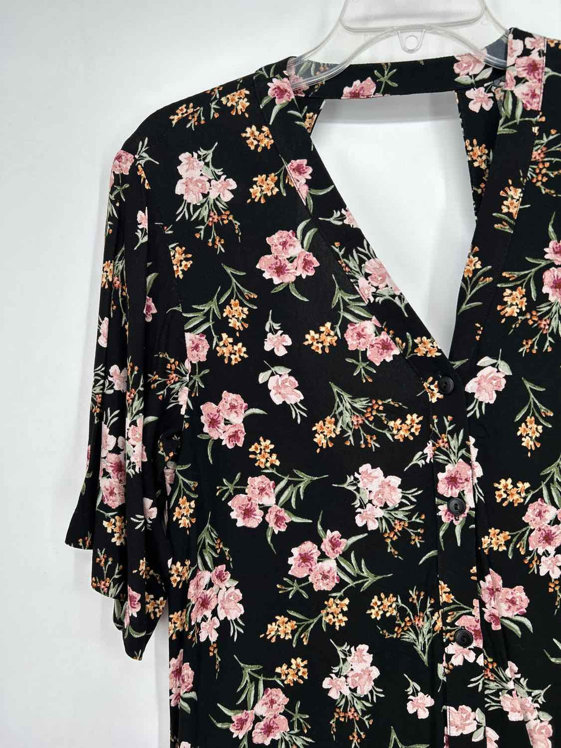 Saltwater Luxe Size XS Black Floral NWT Dress