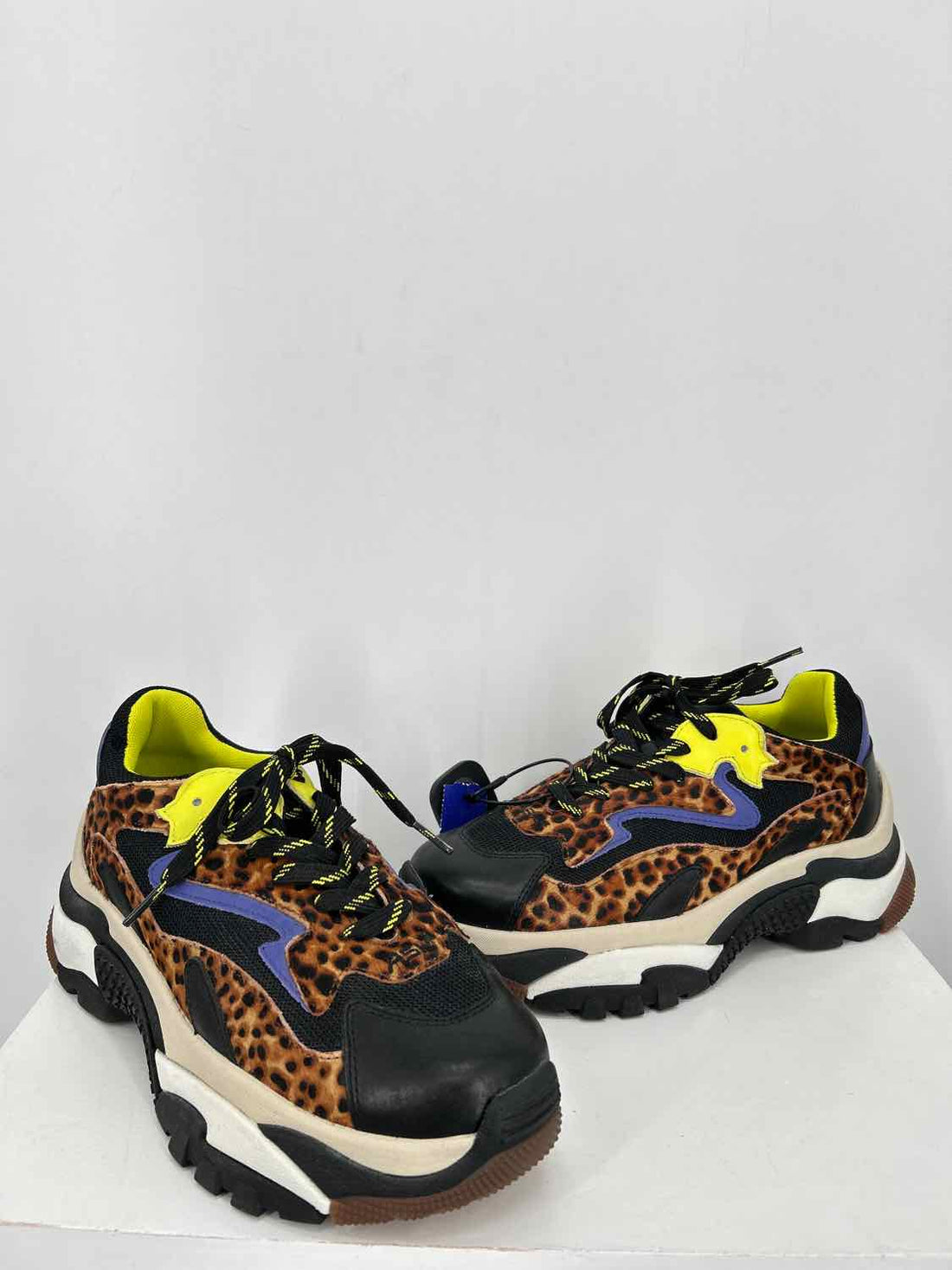 ASH Women Size 40(9) Leopard & Black Sneakers