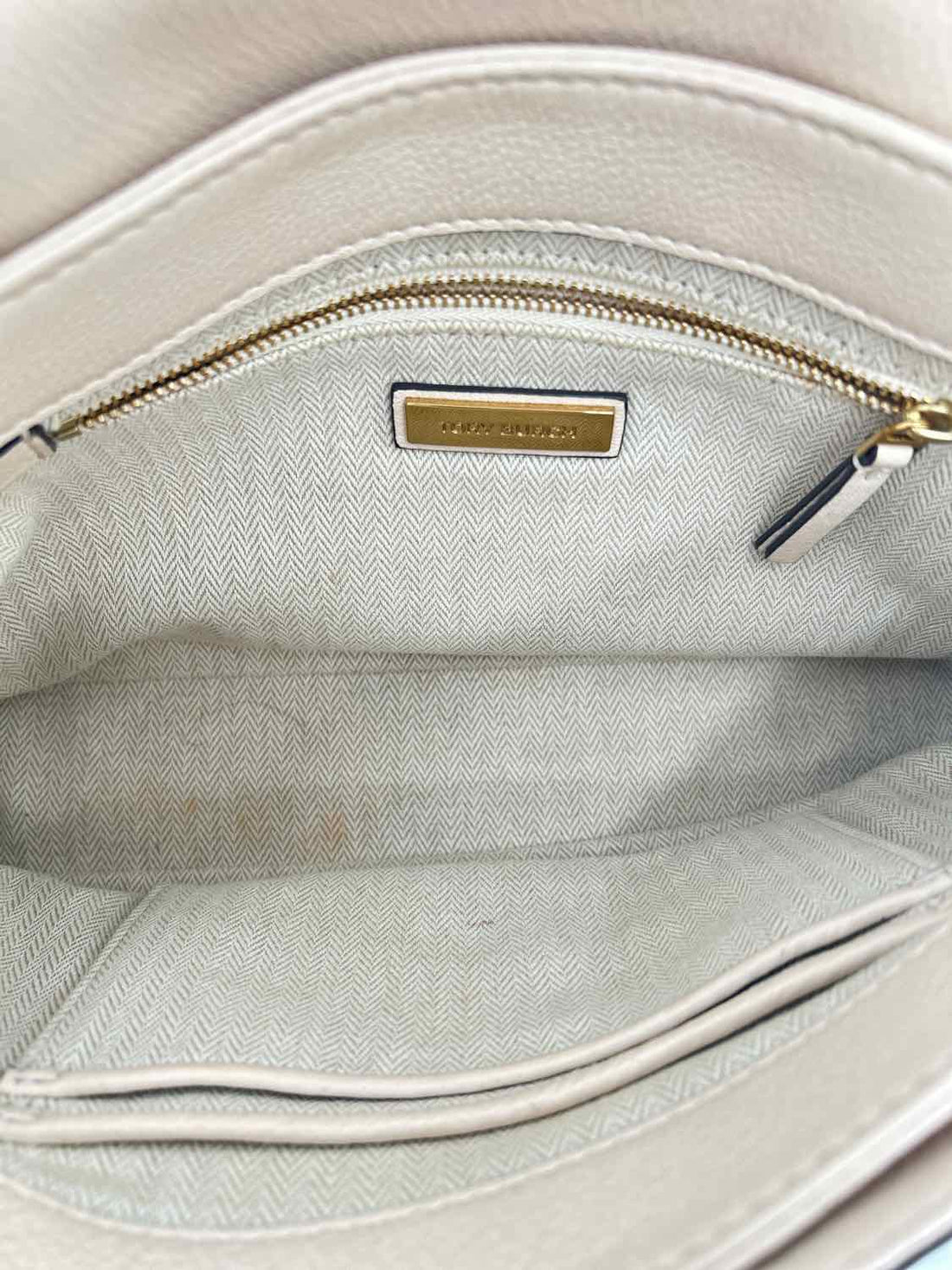 Tory Burch Kira Shoulder Bag Cream