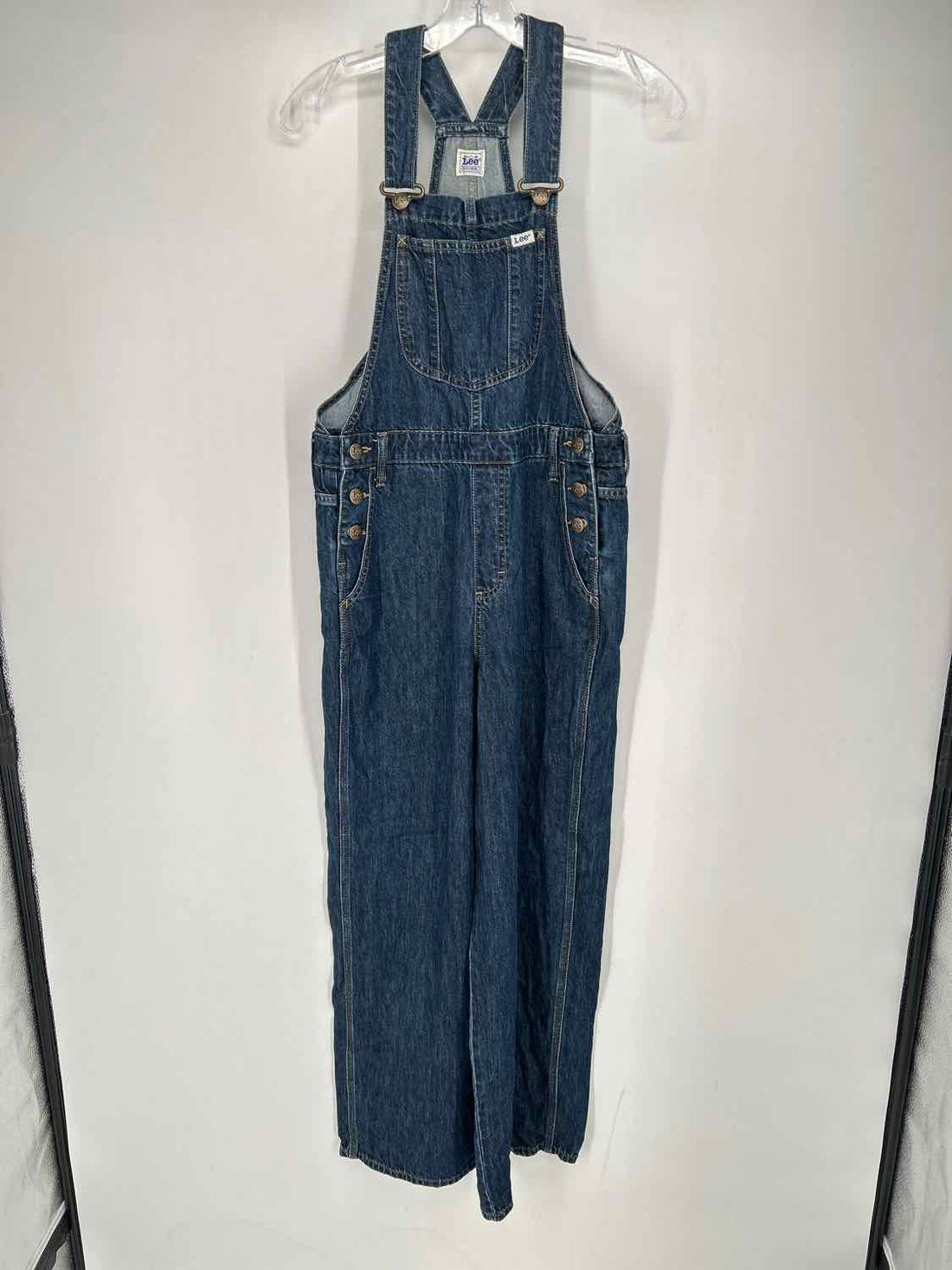 Lee Size S Dark Wash Denim Overalls