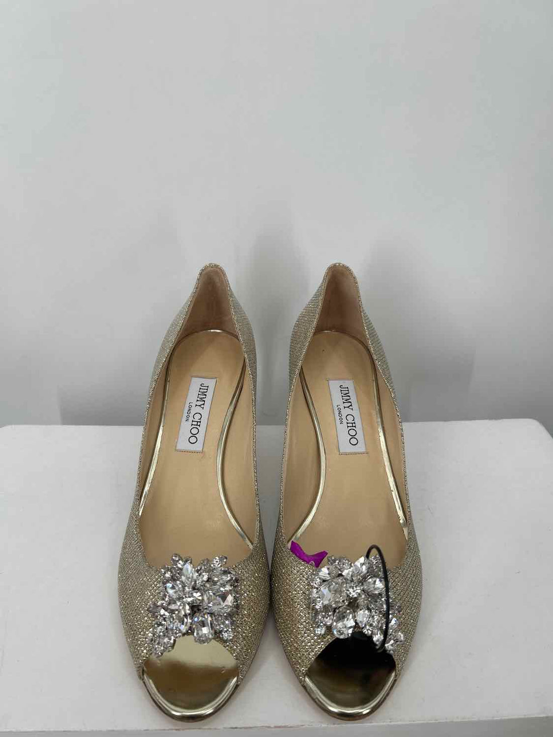 Jimmy Choo Women Size 40 Gold LUXURY