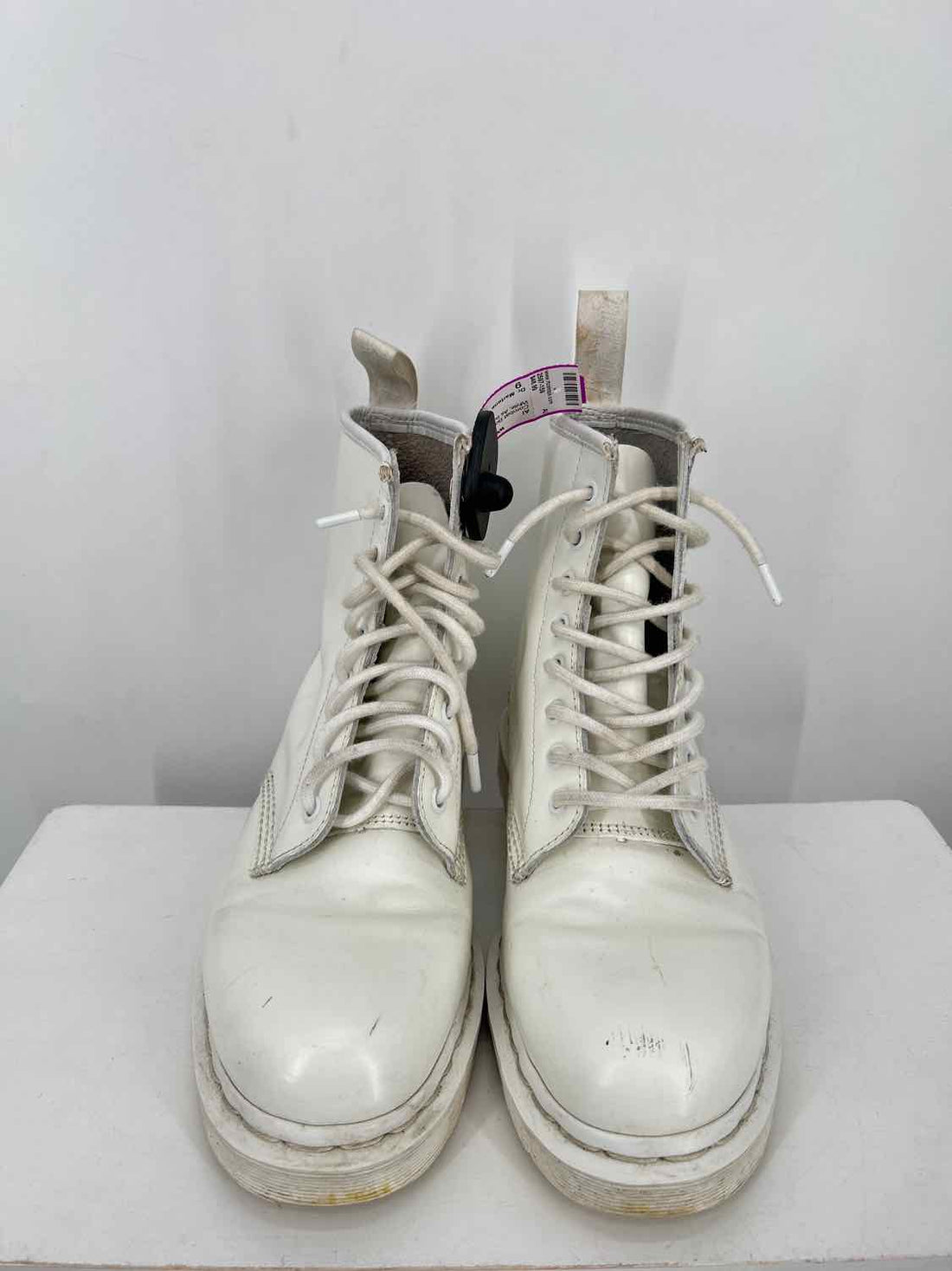Dr. Martens Women Size 9 White As Is Combat Boot