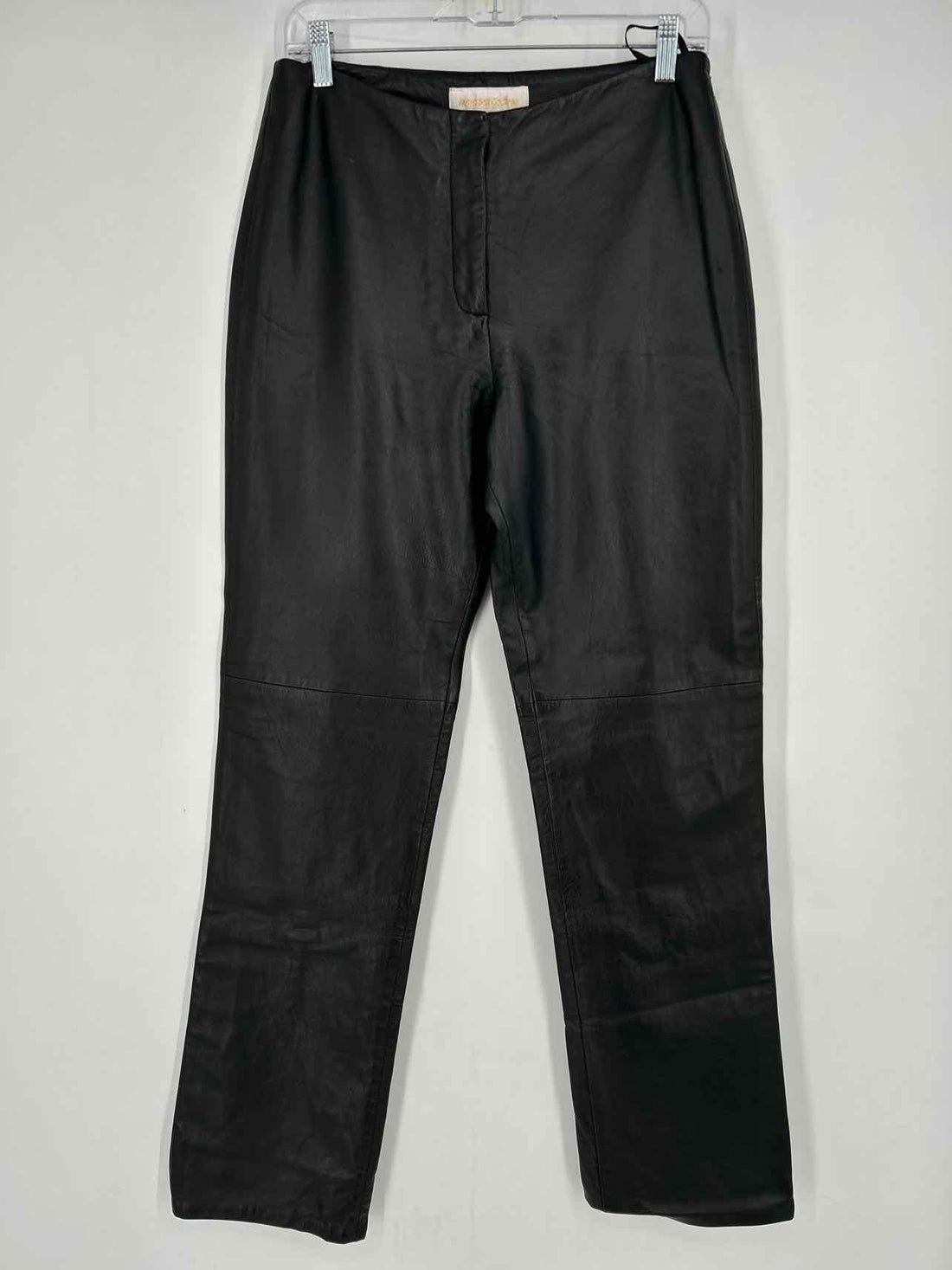 Margaret Godfrey Size 10 Black Leather Pants
