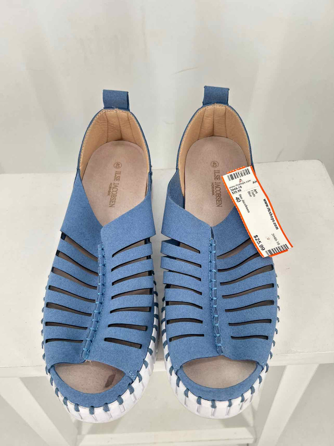 Ilse Jacobsen Women Size 40 Blue Flats