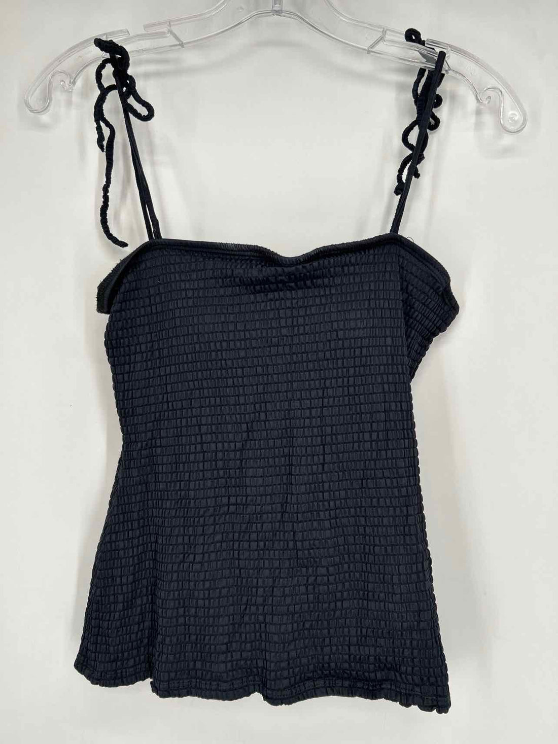 Pink Desert Size M Black Swimsuit Top Only