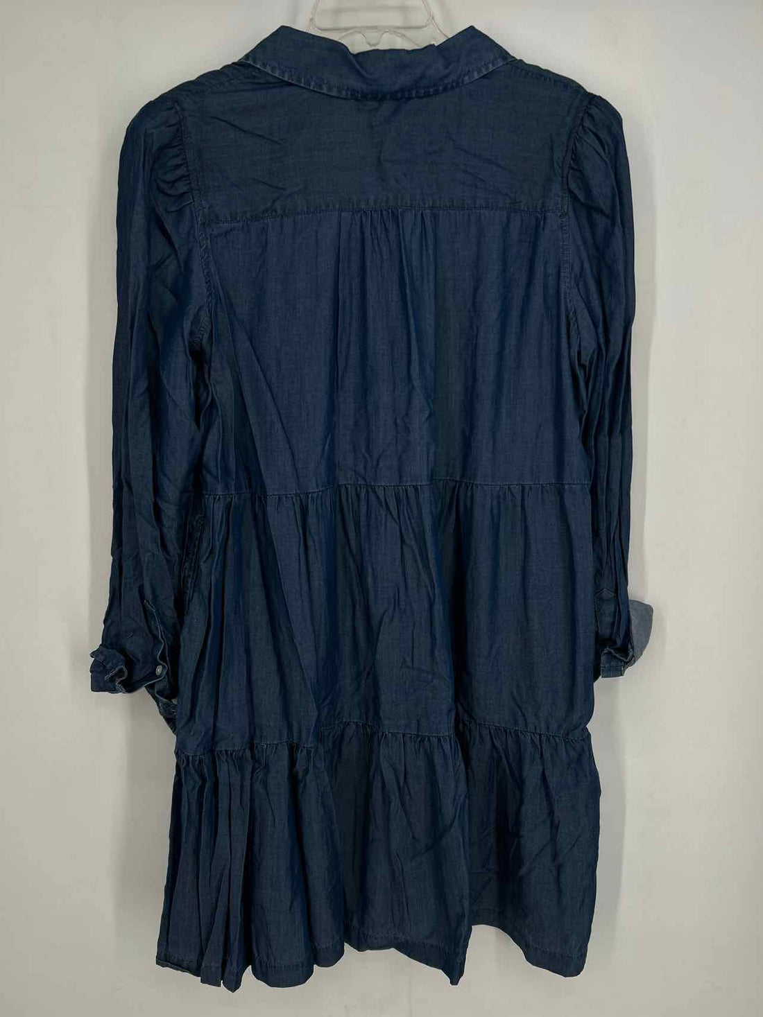 Crown & Ivy Size XL Chambray Long Sleeve Dress a