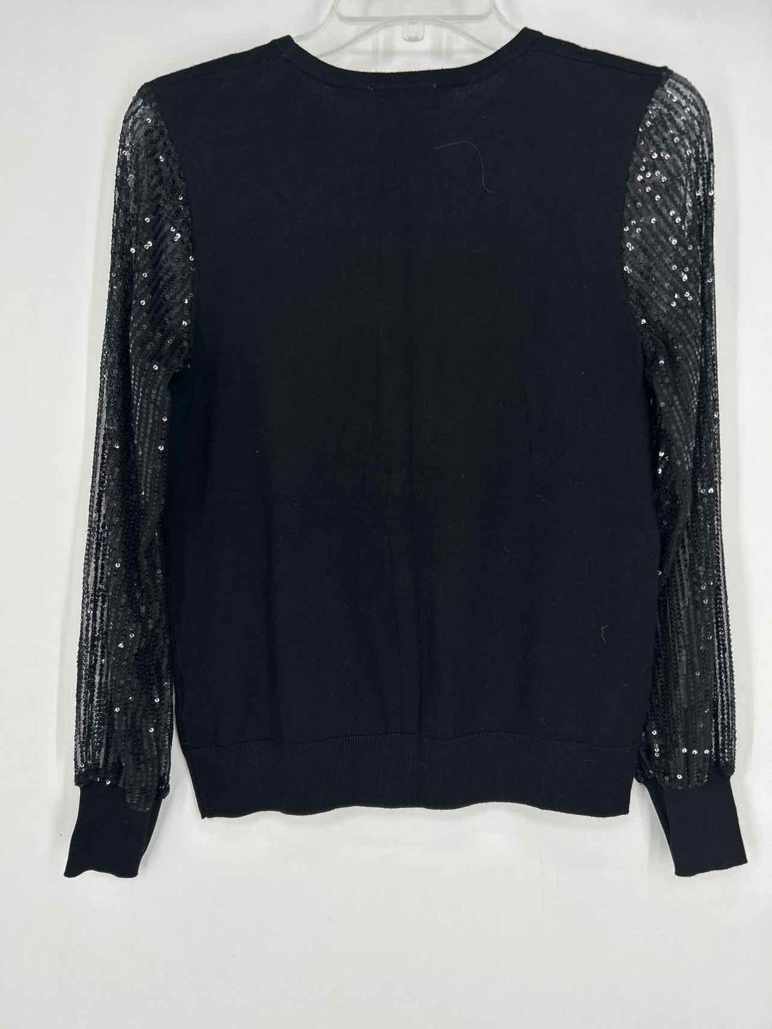 Rio & Rian Size S Black Sequined Long Sleeve