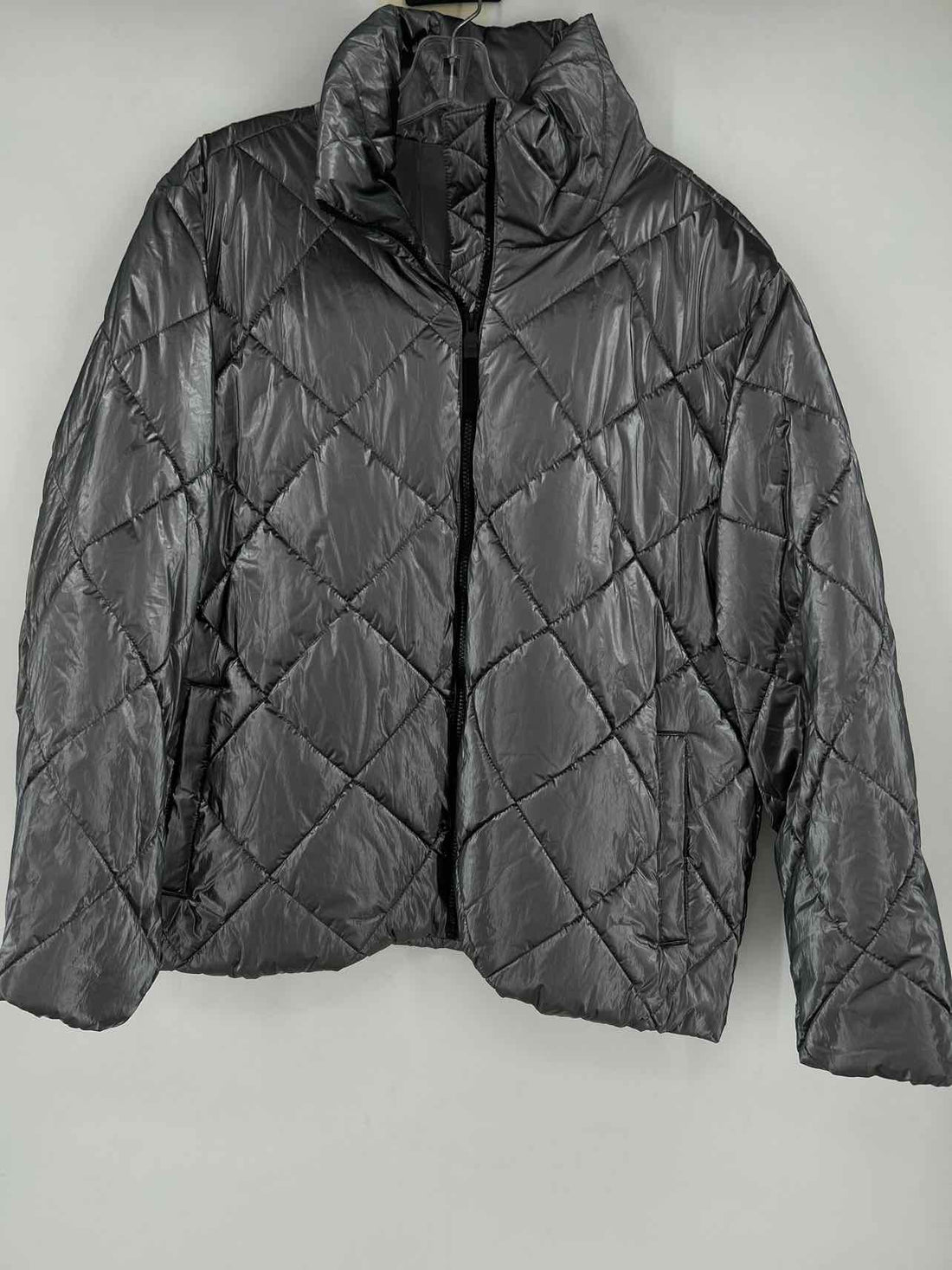 Lou & Grey Size XL Silver Puffer Jacket