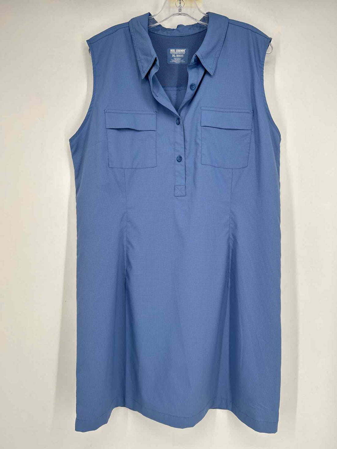 Reel Legends Size XL Blue Sleeveless Dress