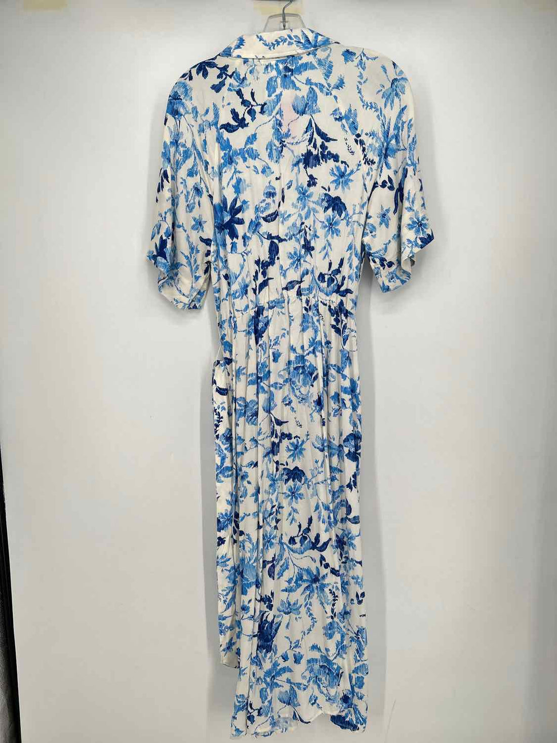 H&M Size S White & Blue Print NWT Dress
