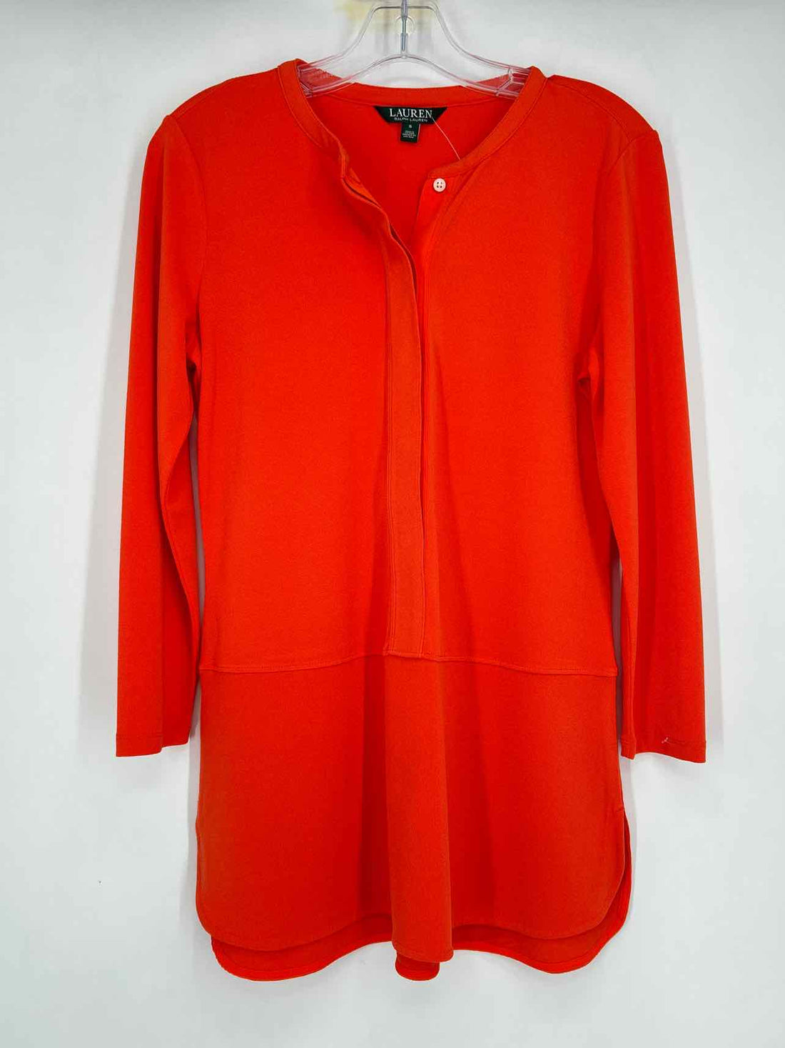 Lauren Ralph Lauren Size S Orange Long Sleeve