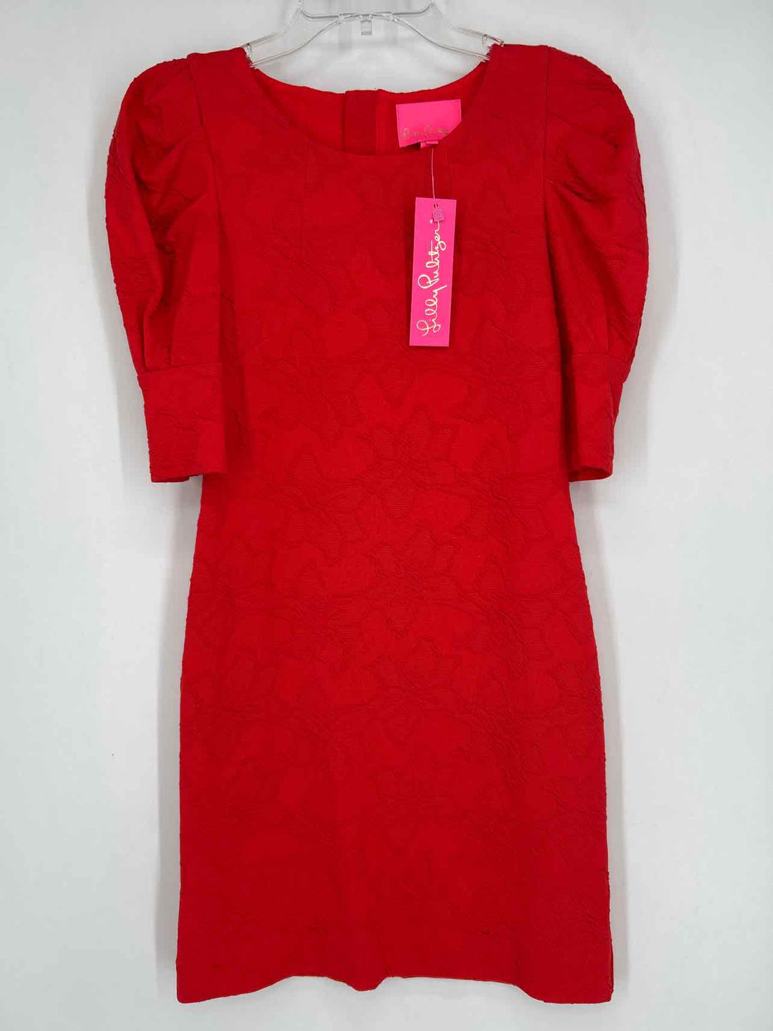 Lilly Pulitzer XXS Red Textured NWT Lilly Pulitzer Dress