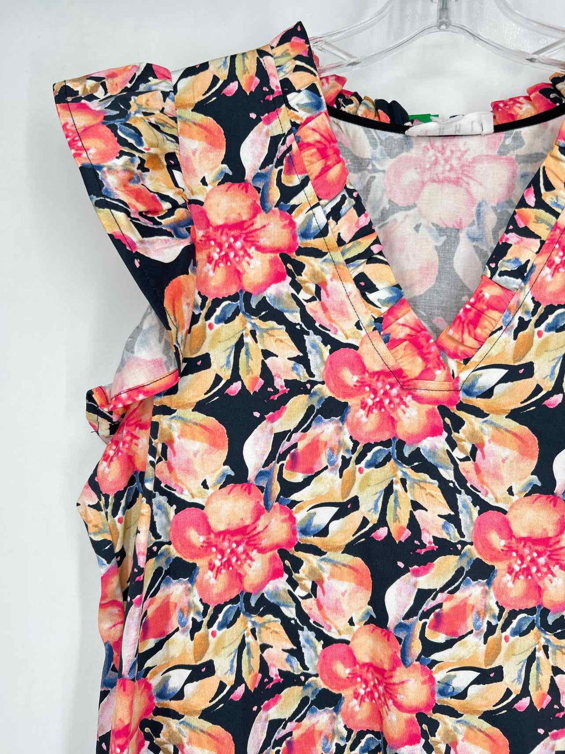 THML Size M Navy Floral Dress