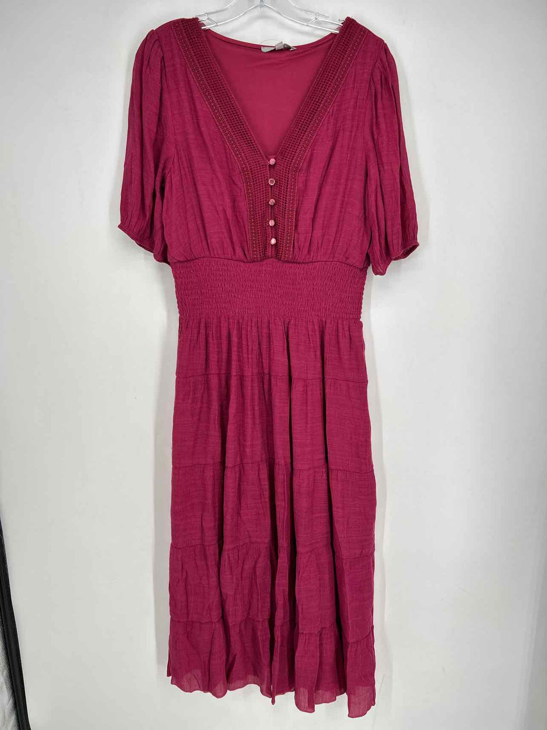 J Gee Size XL Burgandy Dress