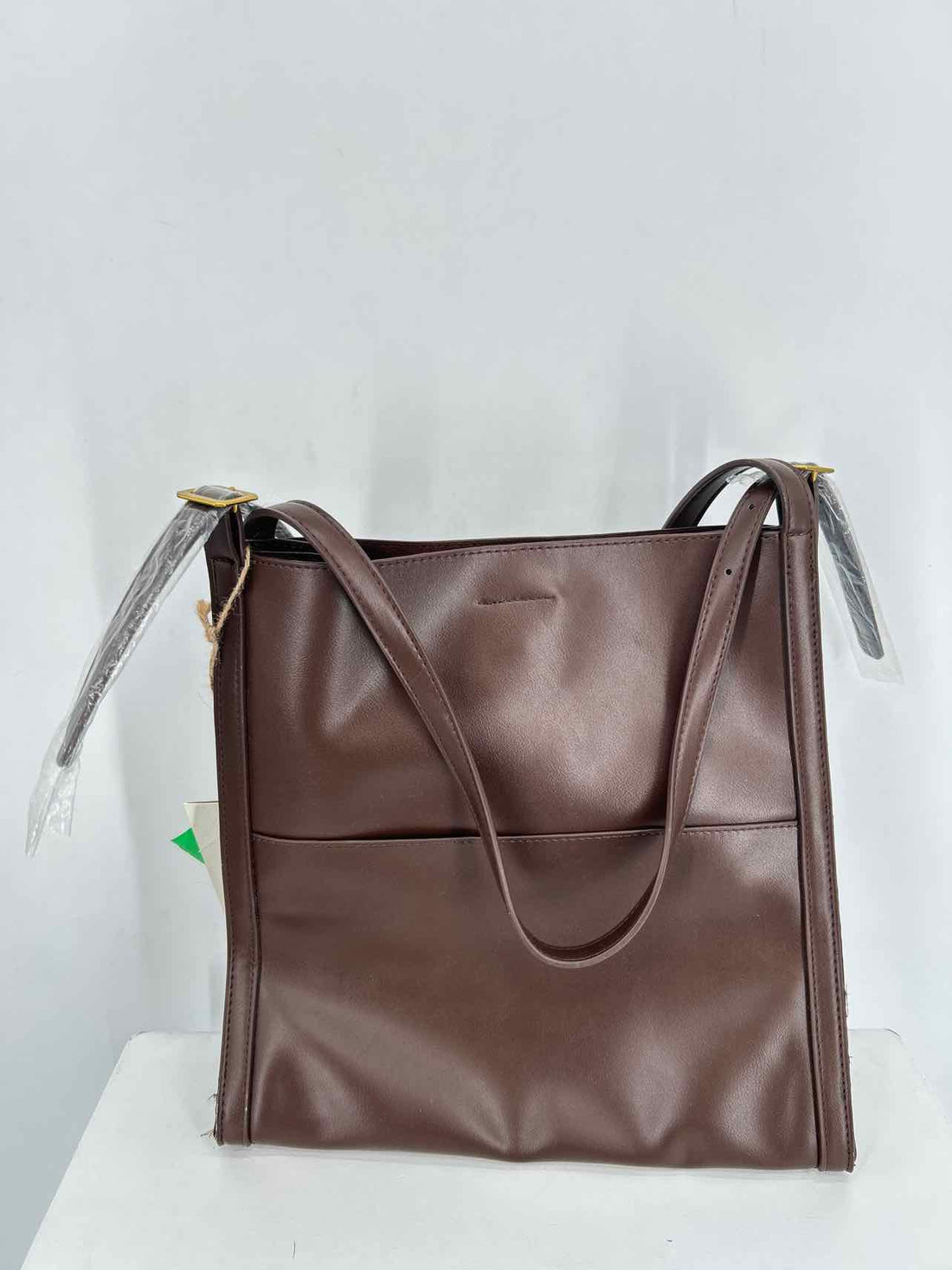Antik Kraft Dark Brown Faux Leather NWT Tote