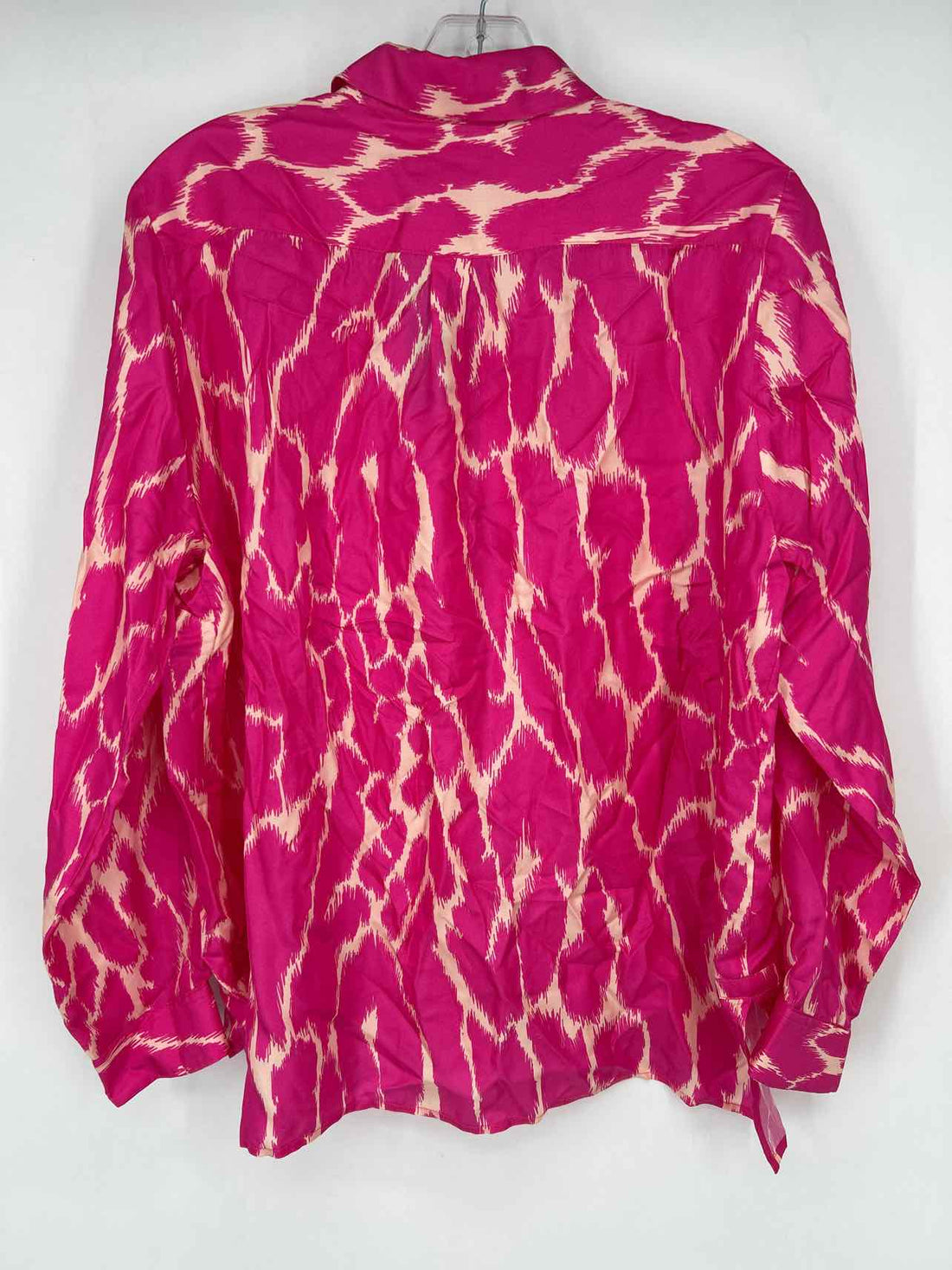 Vilagallo Size 44 Hot Pink Print Long Sleeve