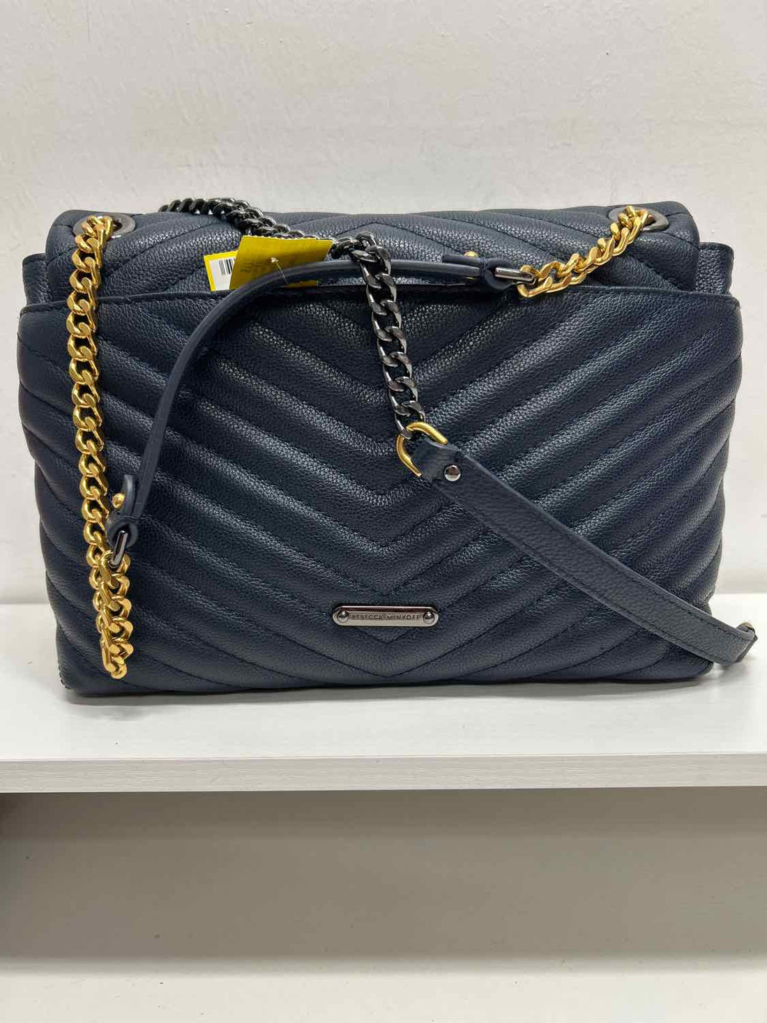 Rebecca Minkoff Navy Genuine Leather Excellent Condition Shoulder