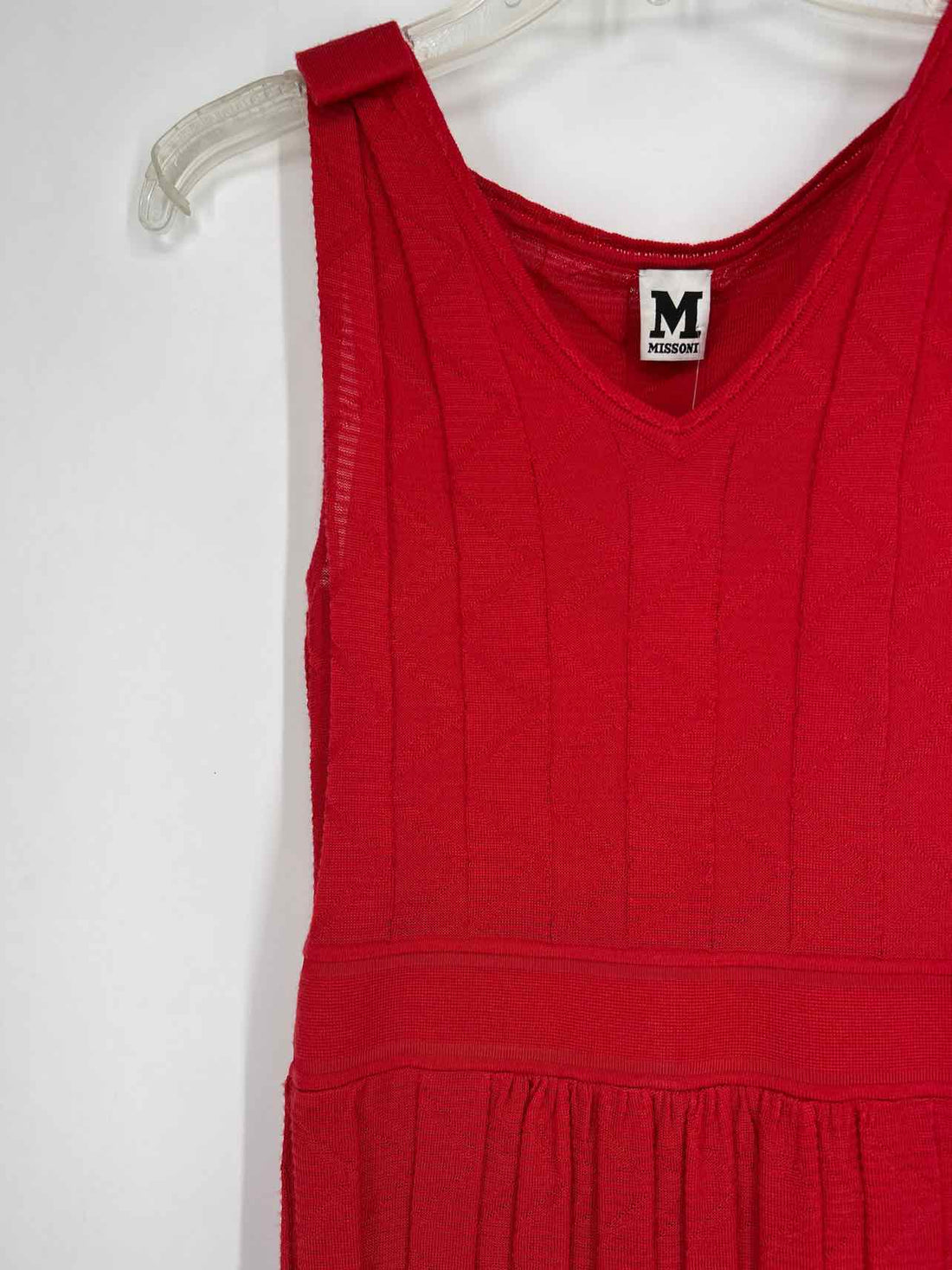 M Missoni Size 40/S Red Sleeveless Dress