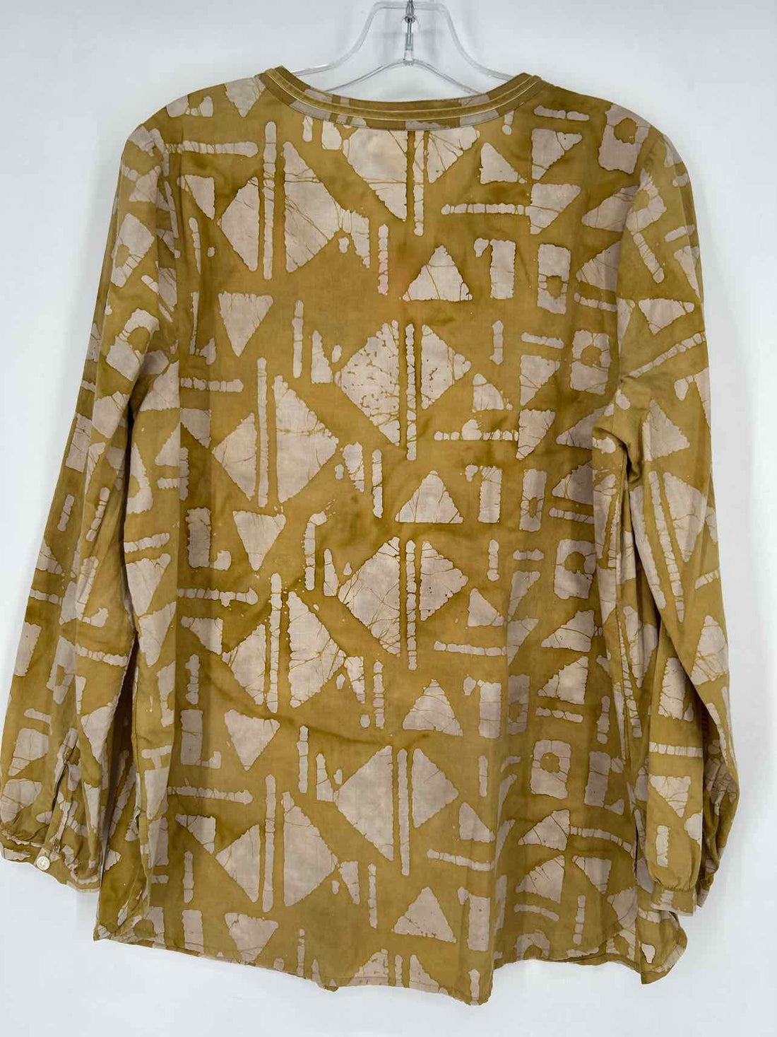 Pure Jill Size M khaki print Long Sleeve
