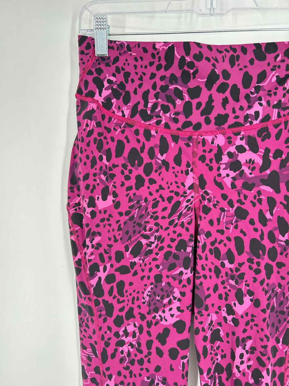 Lululemon Size 8 Purple Leopard Active Leggings
