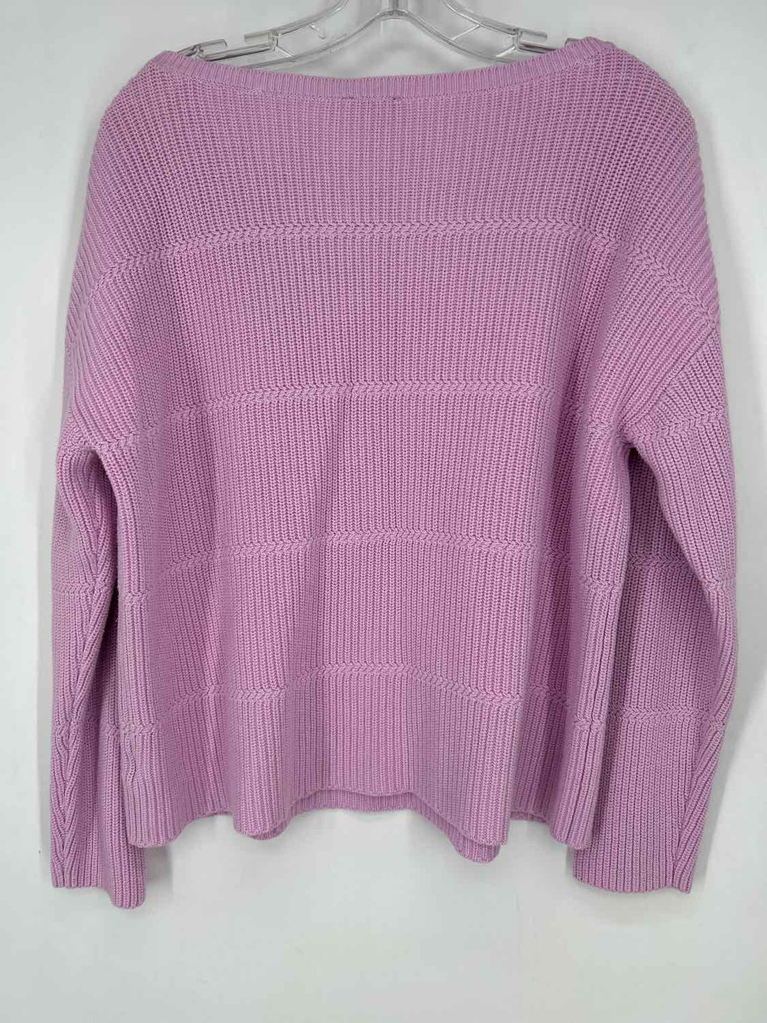 Talbots Size L Light Purple Pima Cotton Sweater
