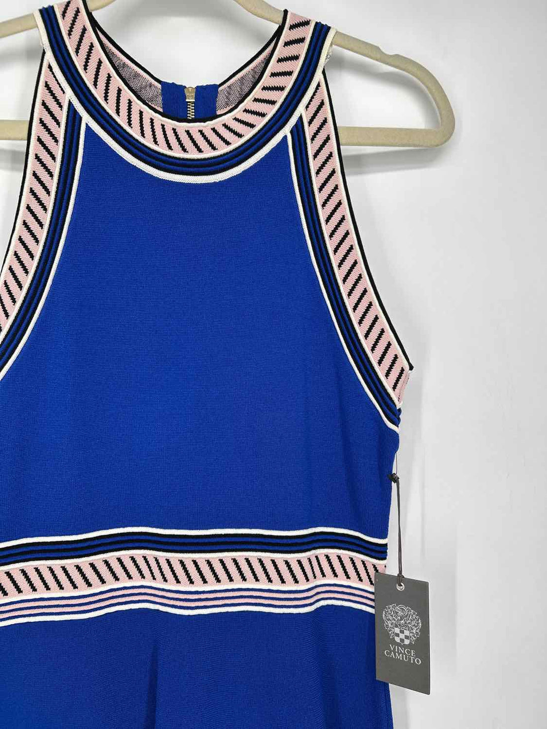 Vince Camuto Size S Blue & Pink NWT Dress