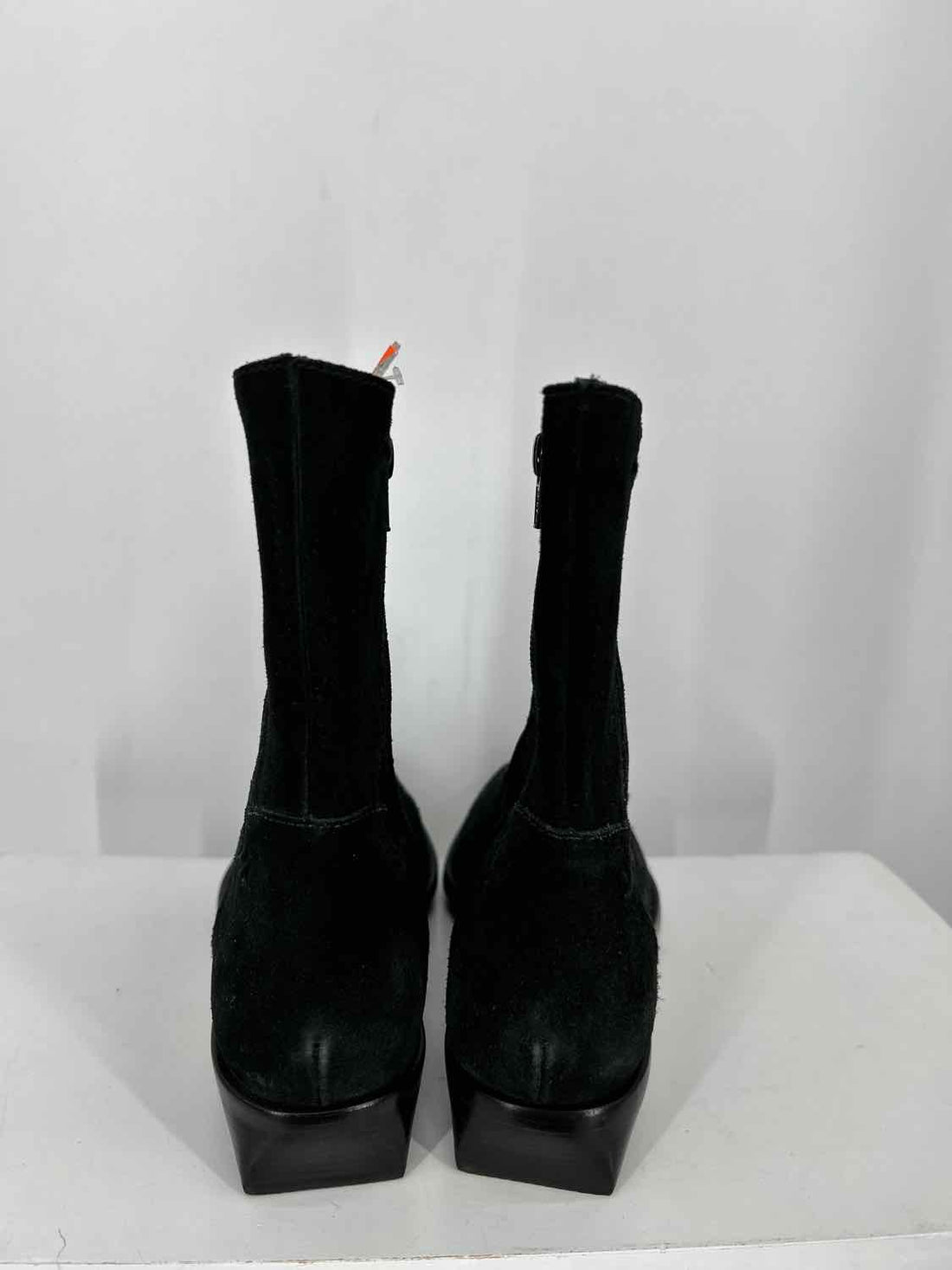 Cole Haan Women Size 7 Black Suede Mid Calf Boot