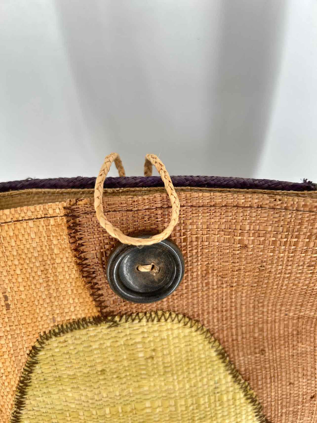 Savannah Multi Color Straw Handmade Purse