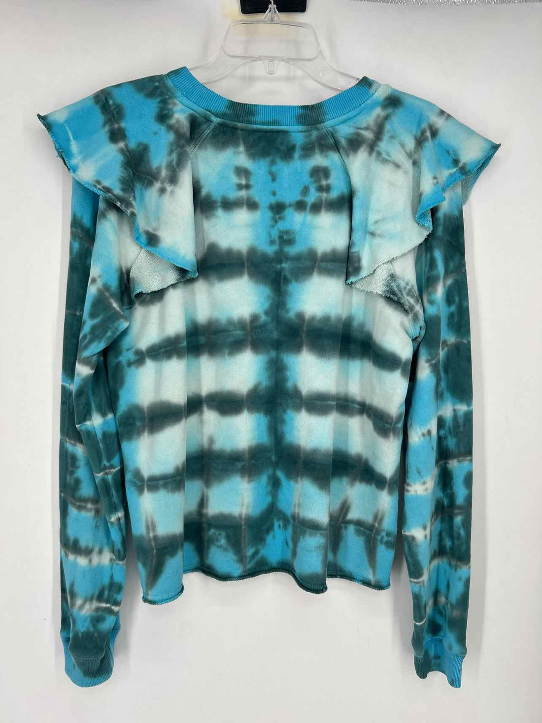 Something Navy Size S Blue Tie Dye Sweatshirt