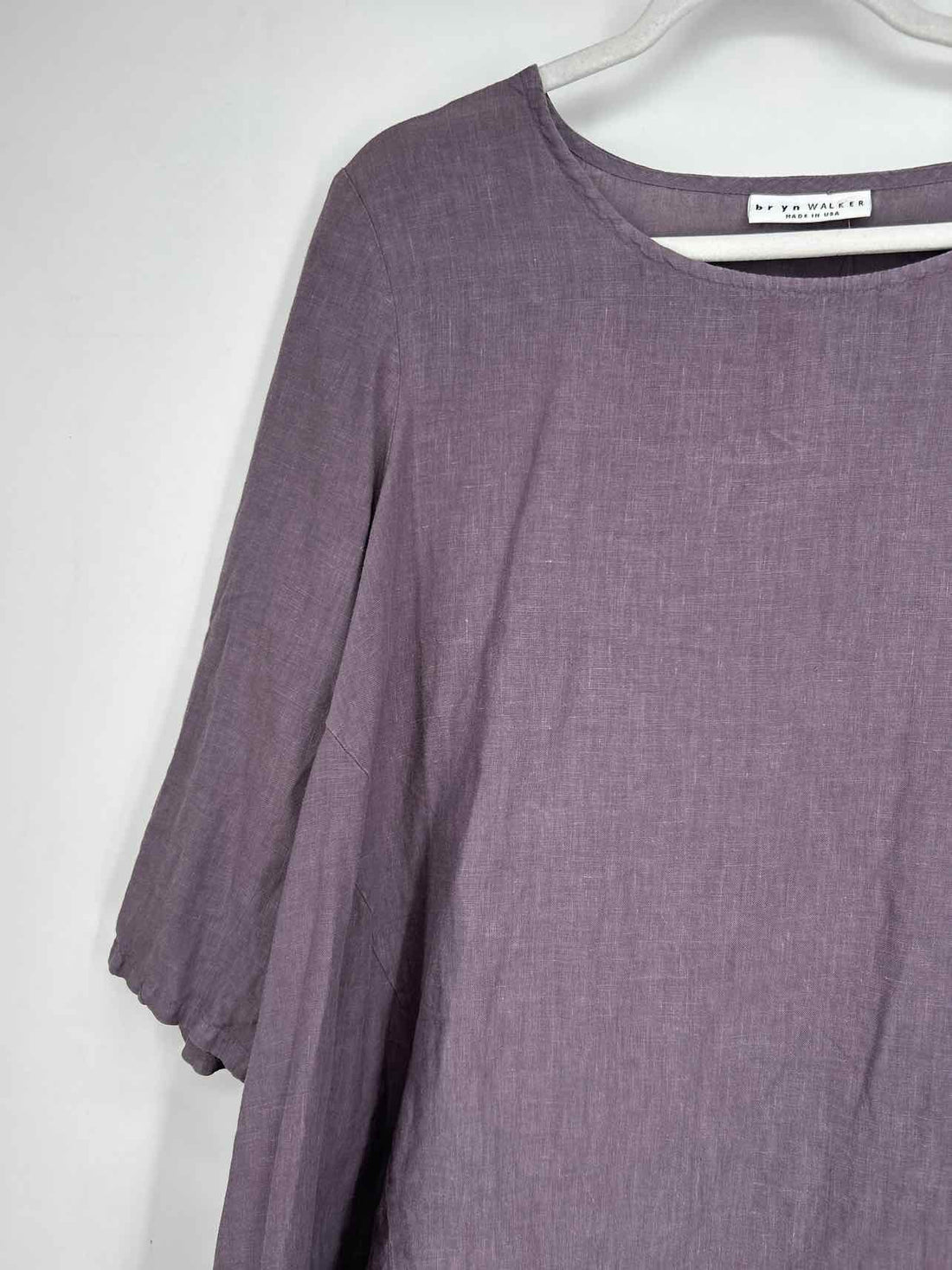 Bryn Walker Size M Dusty Purple Linen Dress