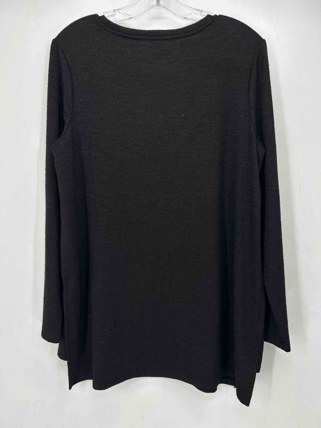Chicos Size 1(M) Black Sweater
