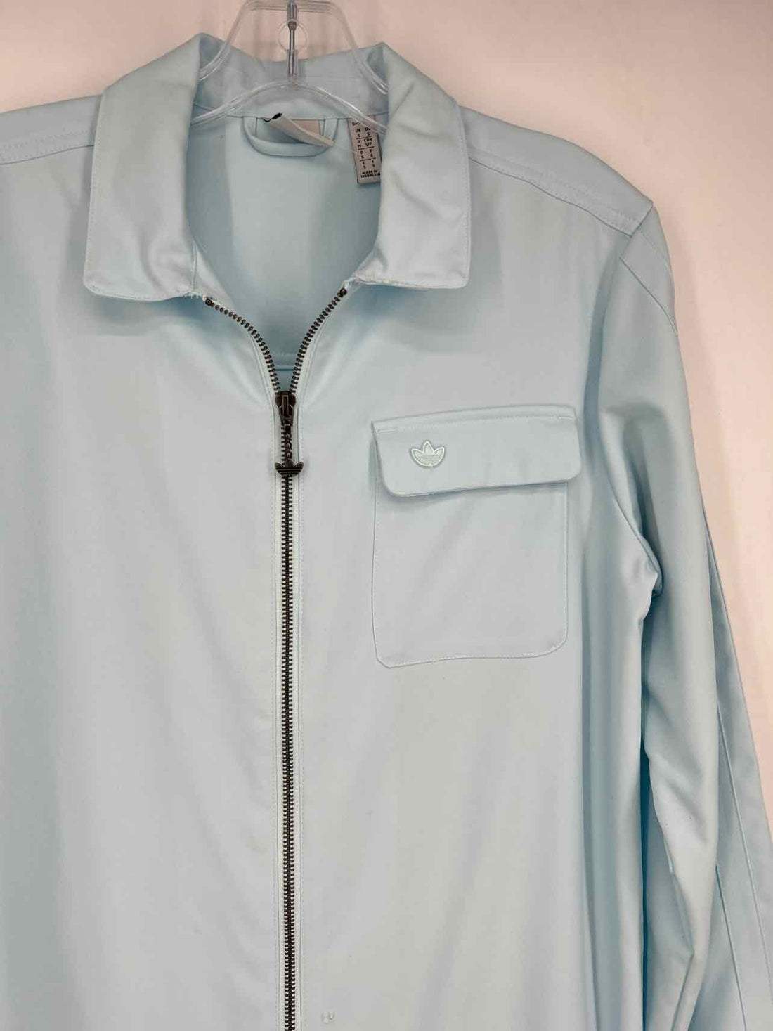 Adidas Size M Light Blue Active Jacket