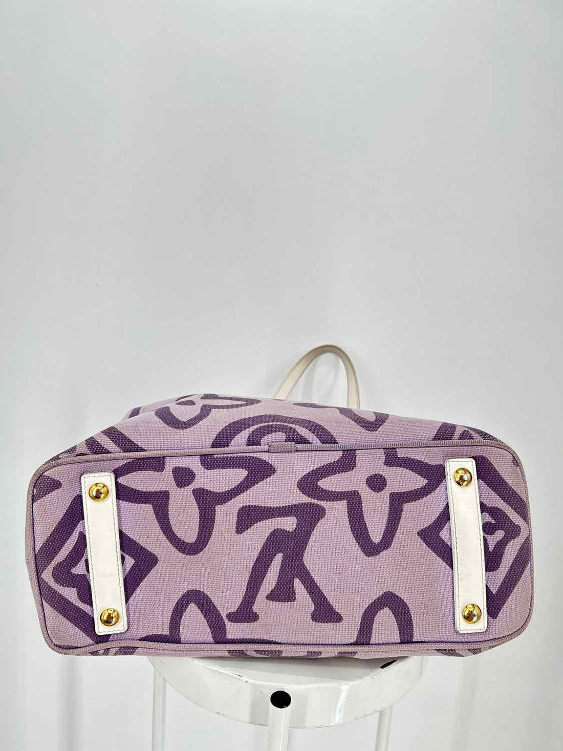 Louis Vuitton Tahitienne Cabas PM Purple Canvas Vintage