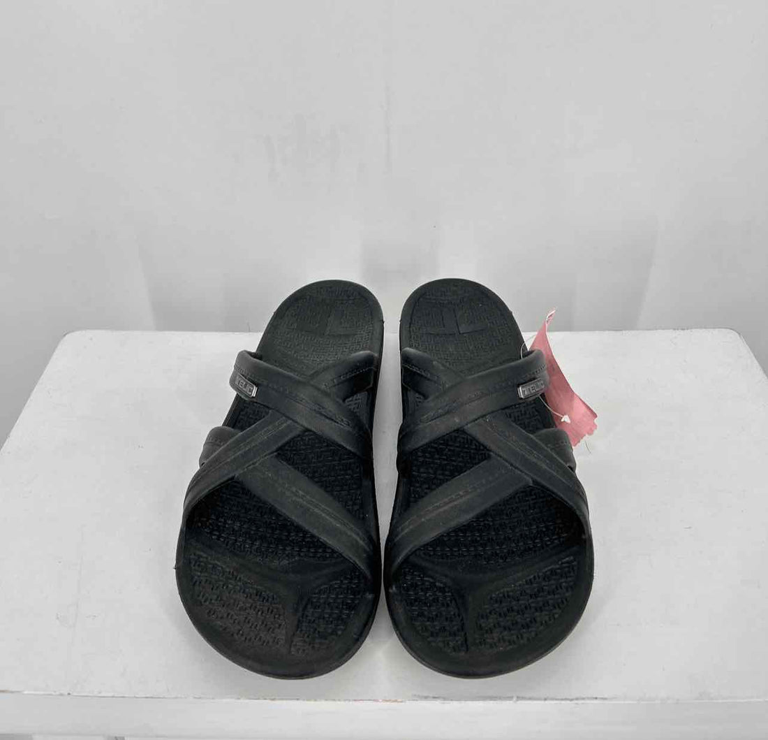 Telic Women Size XS Black Sandals