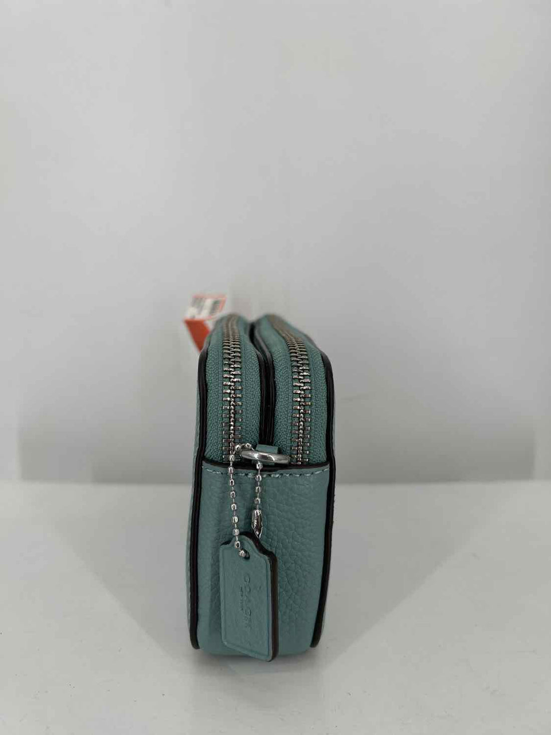Coach Kira *as is ext marks* Light Blue Pebbled Leather Pre Owned Shoulder