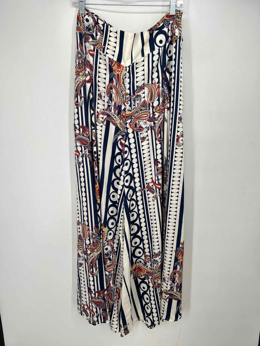 Gracia Size L Navy & White Print NWT Pants