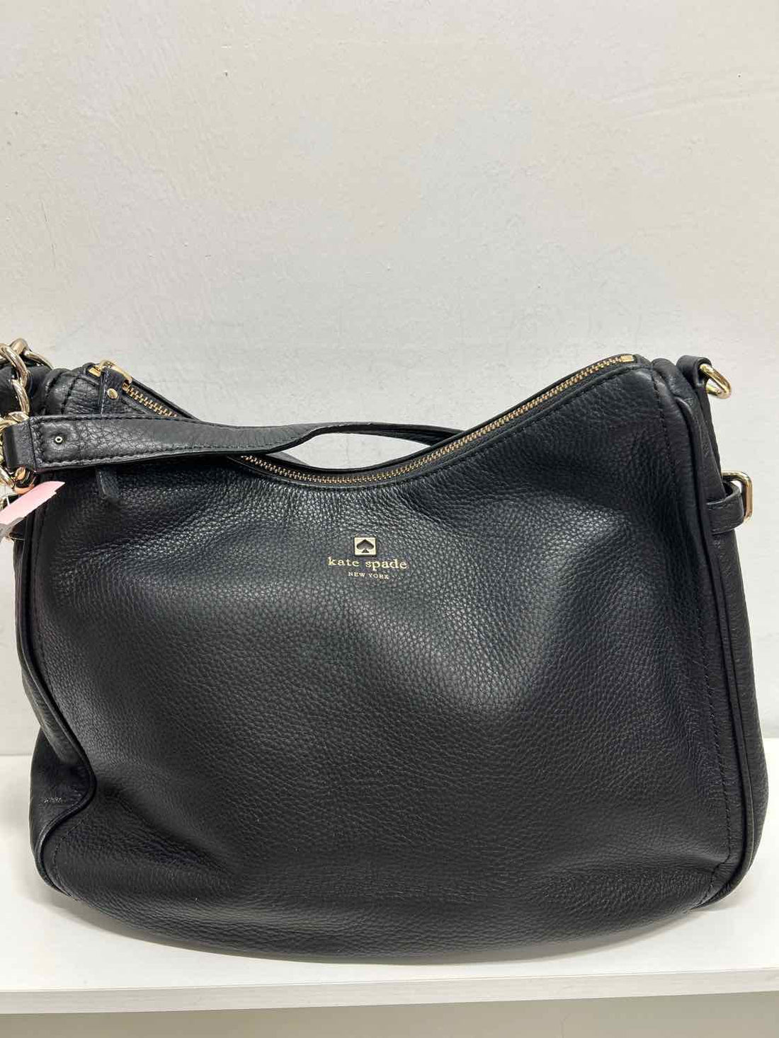 Kate Spade Black Leather Pre Owned Hobo