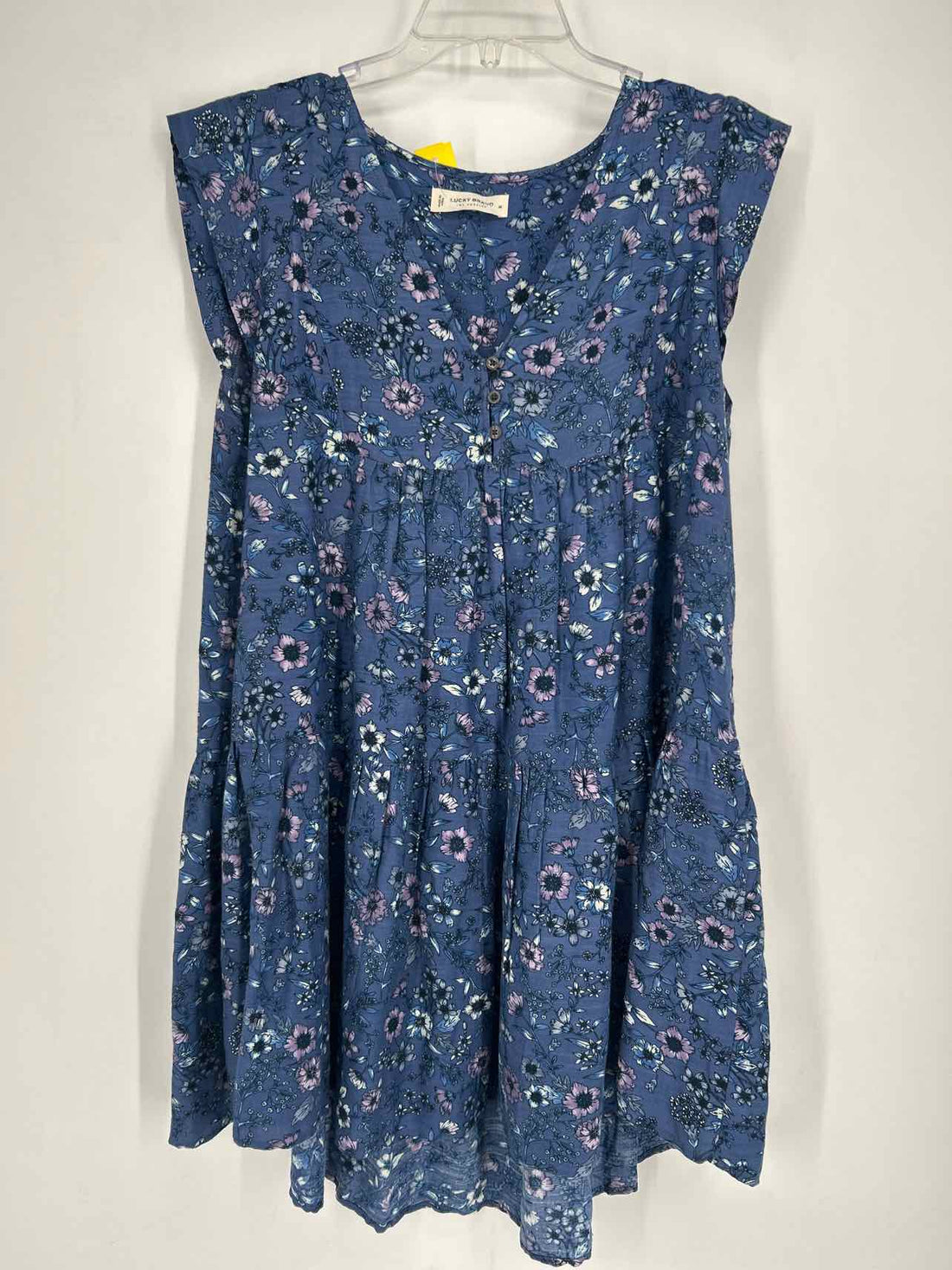 Lucky Brand Size M Navy Floral Dress